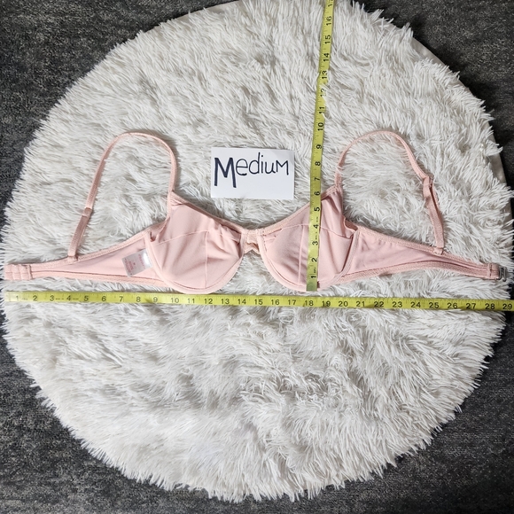 NWOT Pink Shimmery Xhilaration Bikini Top - Picture 8 of 9